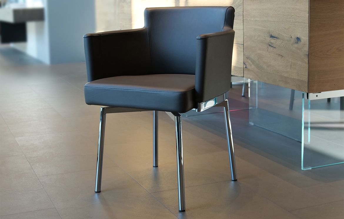 Stühle - ARTUS LEDER Armlehnstuhl - 10
